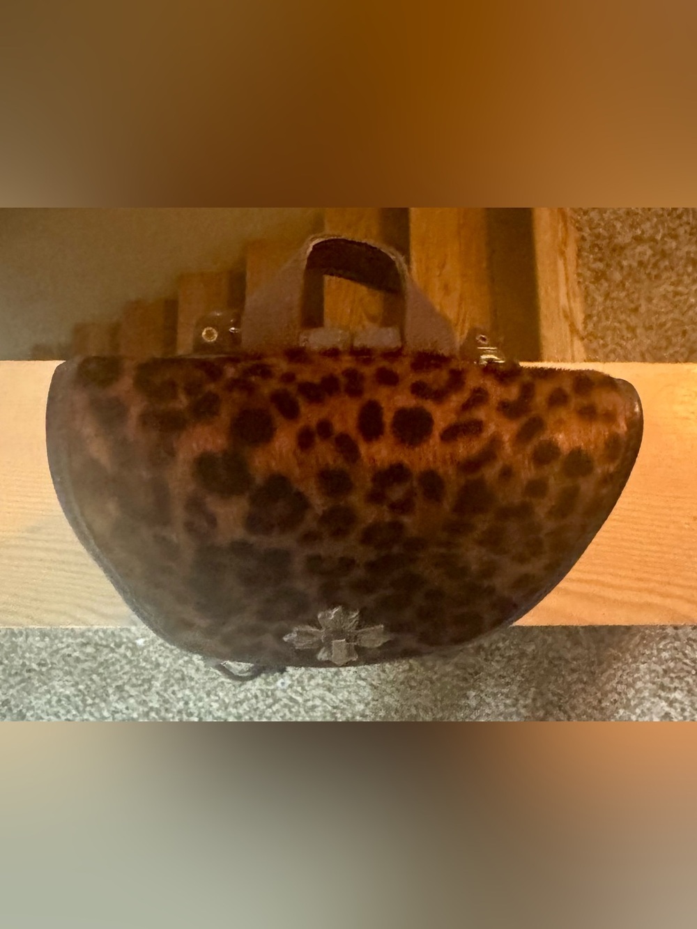 Patricia Nash Leopard Haircalf Leather Backpack | Rare Discontinued | NWT - Picture 10 of 15